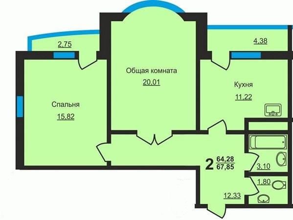 ЖК на Ельцовской - квартиры по военной ипотеке в новостройках