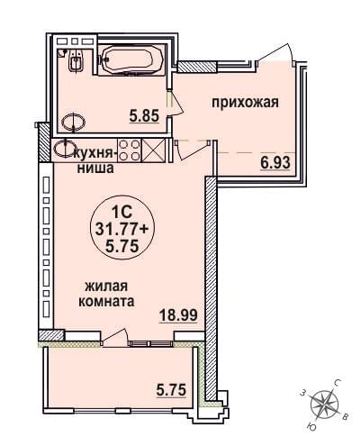 ЖК Заельцовский - квартиры по военной ипотеке в новостройках для военнослужащих