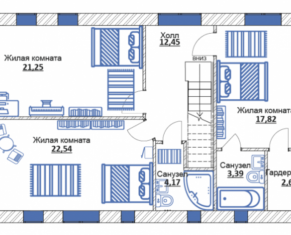 Коттедж «Форт» 170 кв. м.